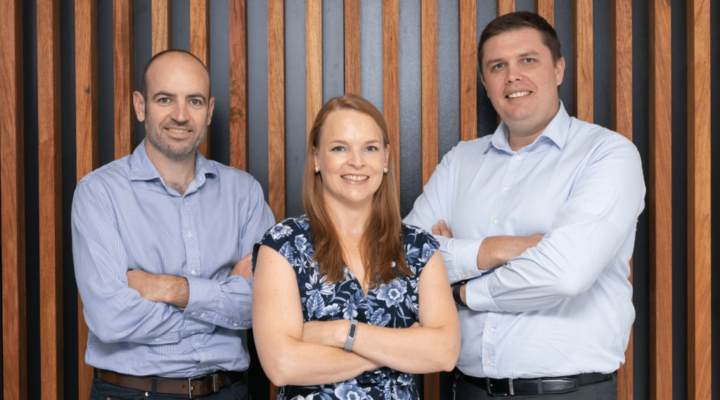 Lawcadia Warwick Walsh, Sacha Kirk and Steven Dudley